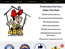 Tablet Screenshot of 4riz.com